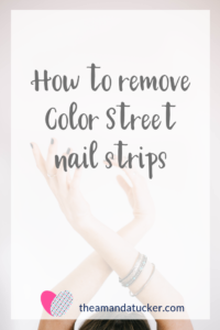 How to remove Color Street nail strips
