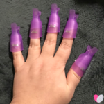 nail polish remover clips